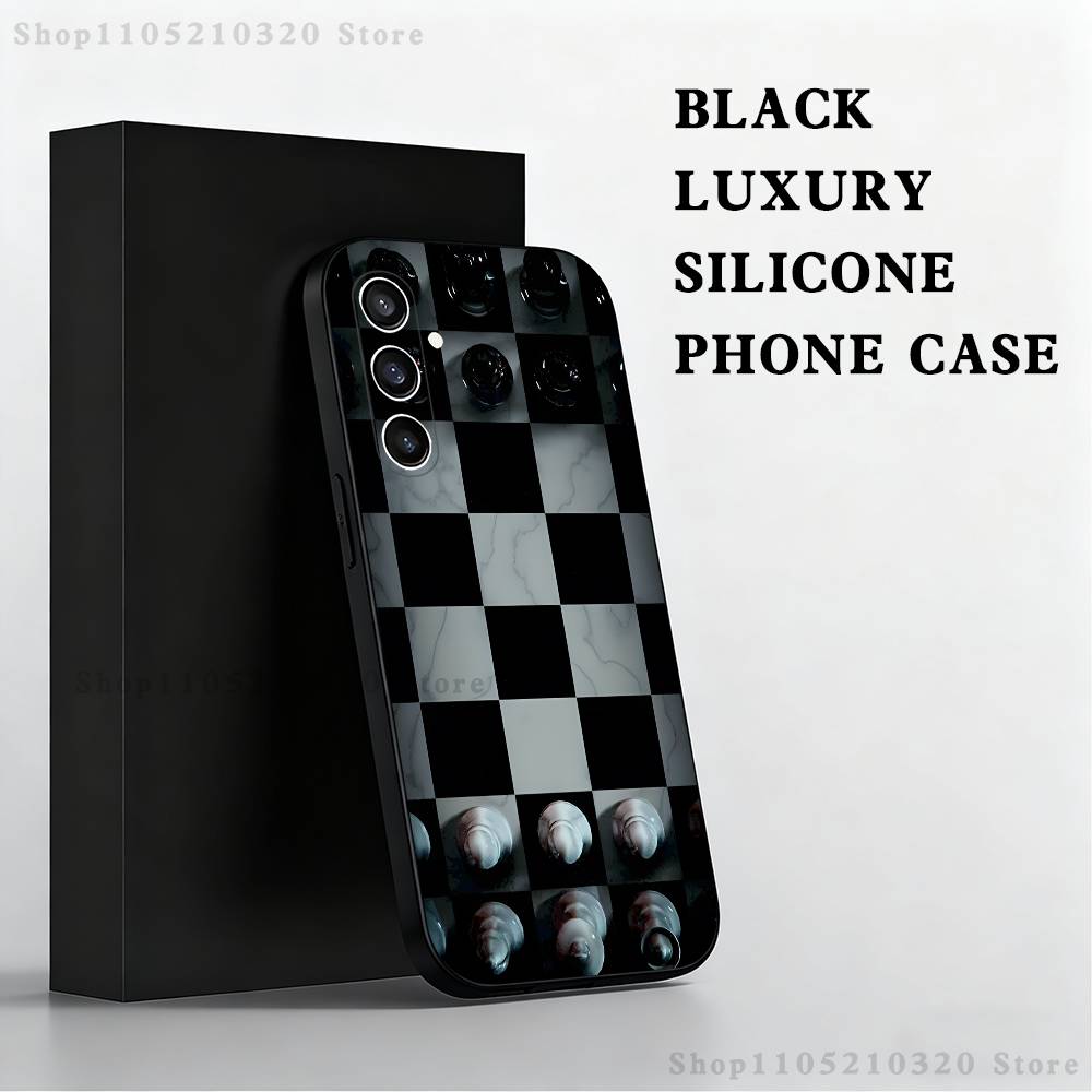 Chess Board Art Phone Case For Samsung S25,S24 Ultra,S20,S30 plus,S22 plus,S23,S30 Ultra 5G Silicone Black Shell SamsungS10
Chess Board Art Phone Case For Samsung S25,S24 Ultra,S20,S30 plus,S22 plus,S23,S30 Ultra 5G Silicone Black Shell SamsungS10