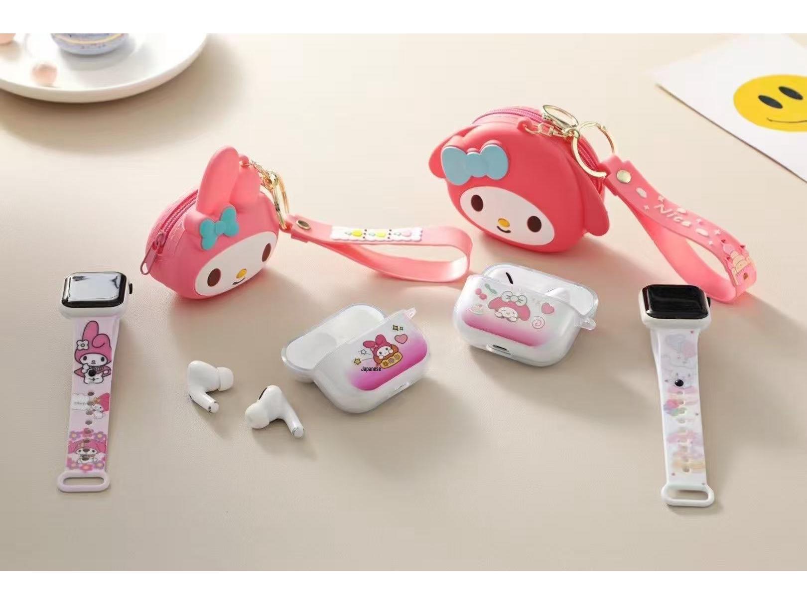Cartoon Silicone TWS-K19A Earphone & Watch Set: Wireless Bluetooth, Long Battery Life
Cartoon Silicone TWS-K19A Earphone & Watch Set: Wireless Bluetooth, Long Battery Life