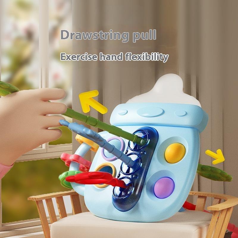Baby Montessori Sensory Development Educational Toys Pull String Finger Grasp Training Early Learning Toy Teething Bpa Free 1-3Y рожевий
Baby Montessori Sensory Development Educational Toys Pull String Finger Grasp Training Early Learning Toy Teething Bpa Free 1-3Y рожевий