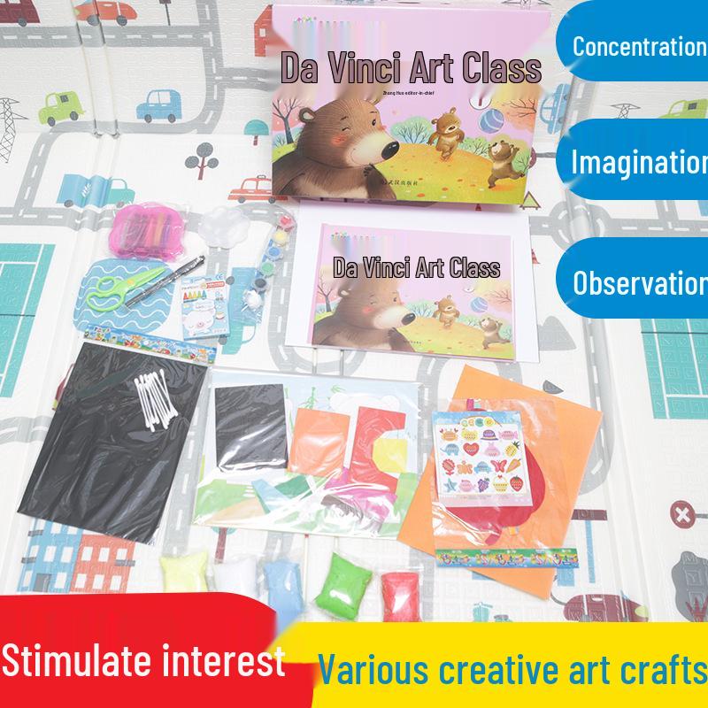 Da Vinci Kindergarten Art Pack: 16 Creative Arts & Crafts Lessons for DIY Handcrafted Projects
Da Vinci Kindergarten Art Pack: 16 Creative Arts & Crafts Lessons for DIY Handcrafted Projects