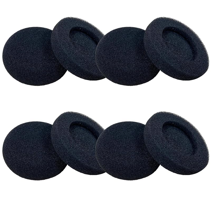 headphone for replacement ear pads cushion sponge Diameter 50mm 8 pieces (4 sets for left and right) black
headphone for replacement ear pads cushion sponge Diameter 50mm 8 pieces (4 sets for left and right) black