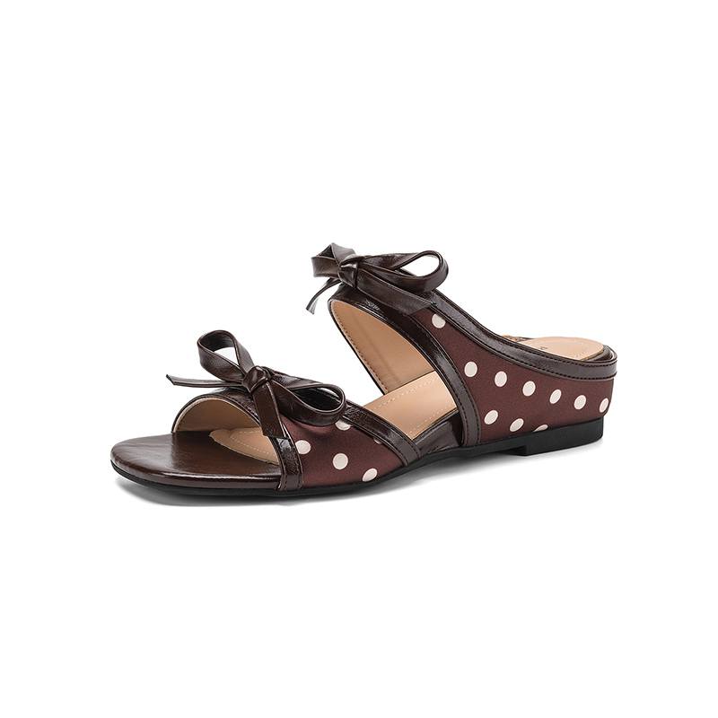 Krazing Pot Microfiber Mules Women Low Heels Polka Dot Decoration Butterfly-knot European Design Summer Size 43 Size 42 Women Sandals 43 винний
Krazing Pot Microfiber Mules Women Low Heels Polka Dot Decoration Butterfly-knot European Design Summer Size 43 Size 42 Women Sandals 43 винний