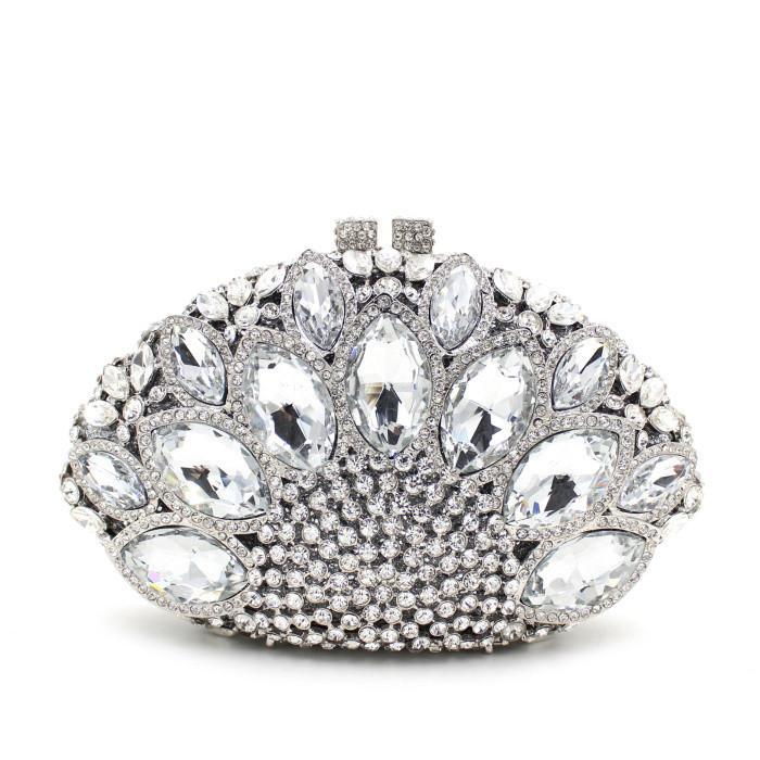 Navy Blue Stones Minaudiere Clutch Silver Crystal Evening Handbag Women Party Prom Bag Bridal Clutches Wedding Purse
Navy Blue Stones Minaudiere Clutch Silver Crystal Evening Handbag Women Party Prom Bag Bridal Clutches Wedding Purse