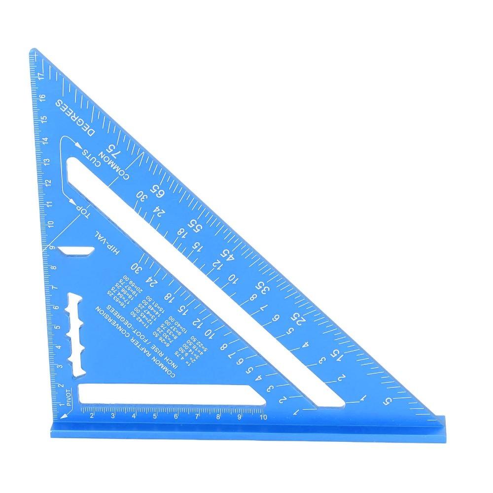 Clear Scale Rafter Square Tool Red Triangle Right Angle Ruler Woodworking Triangle Cabinetry синій
Clear Scale Rafter Square Tool Red Triangle Right Angle Ruler Woodworking Triangle Cabinetry синій
