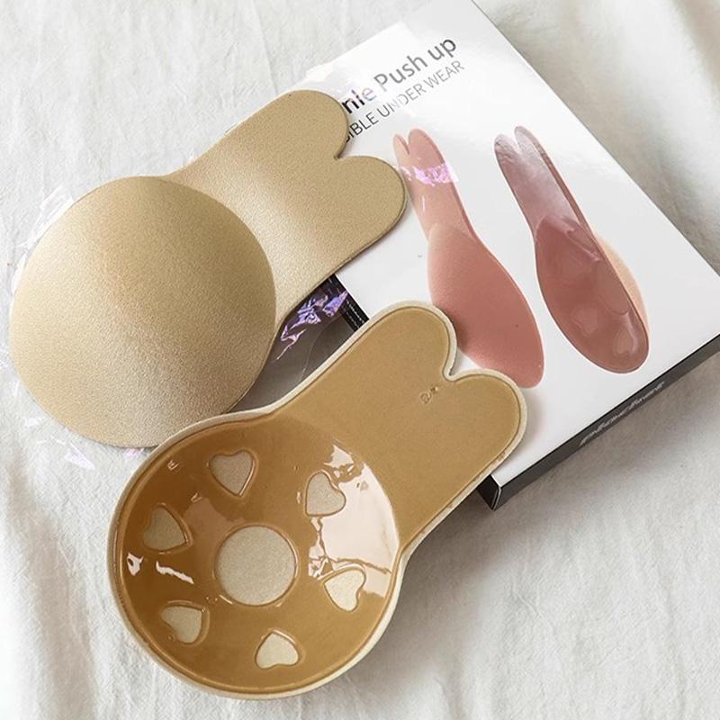 Black White Rabbit Silicone Push Up Bras Self Adhesive Strapless Invisible Bra Reusable Women Intimates Nipple Cover Bra Pads 9.5cm(S-M)
Black White Rabbit Silicone Push Up Bras Self Adhesive Strapless Invisible Bra Reusable Women Intimates Nipple Cover Bra Pads 9.5cm(S-M)