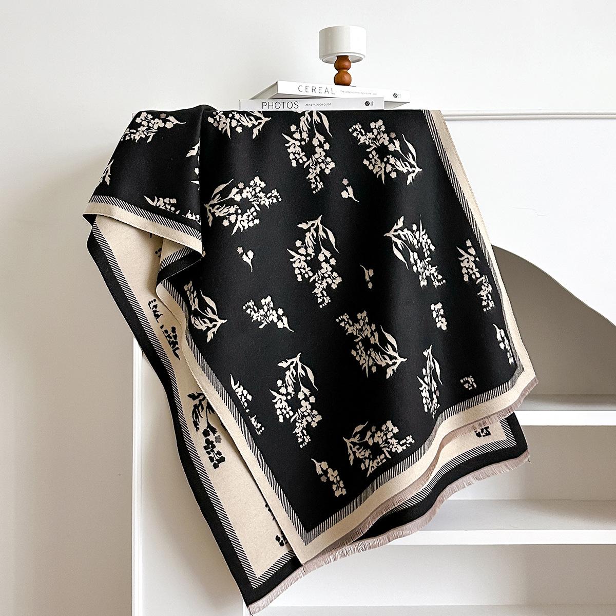 женский цветочный модный тренд высококлассный универсальный женский шарф из имитации кашемира средней и длинной длины, шаль для кондиционера для сохранения тепла 185x65cm чёрный
женский цветочный модный тренд высококлассный универсальный женский шарф из имитации кашемира средней и длинной длины, шаль для кондиционера для сохранения тепла 185x65cm чёрный