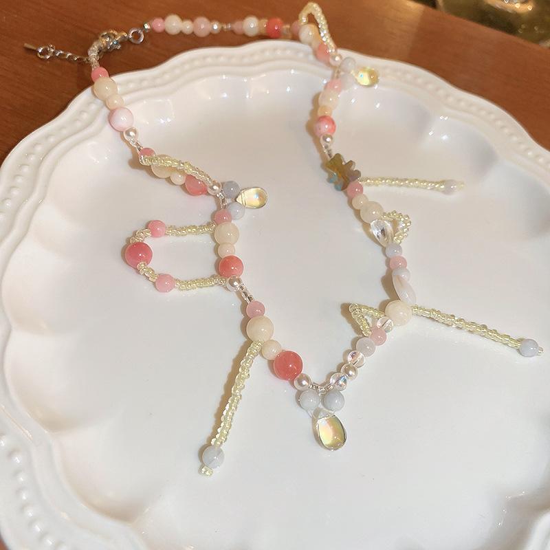 Жемчужное ожерелье с бусинами Девушка Сладкий ветер Цепочка на ключицу Модное Универсальное Нишевое Простое ожерелье
Жемчужное ожерелье с бусинами Девушка Сладкий ветер Цепочка на ключицу Модное Универсальное Нишевое Простое ожерелье