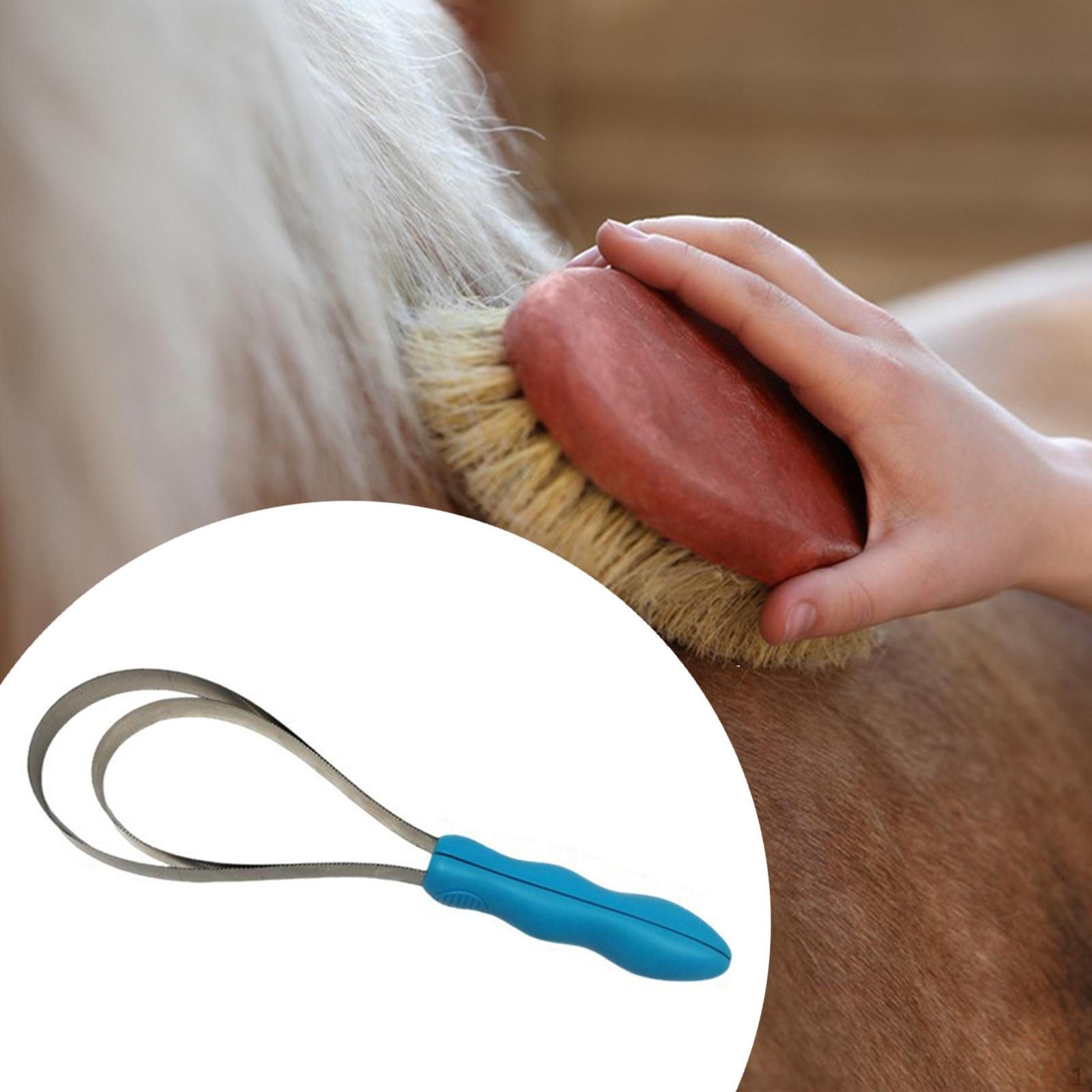 Лезвие для удаления шерсти животных, расческа для лошадиной гривы с ручкой, аксессуары, удалитель, Double Loop
Лезвие для удаления шерсти животных, расческа для лошадиной гривы с ручкой, аксессуары, удалитель, Double Loop