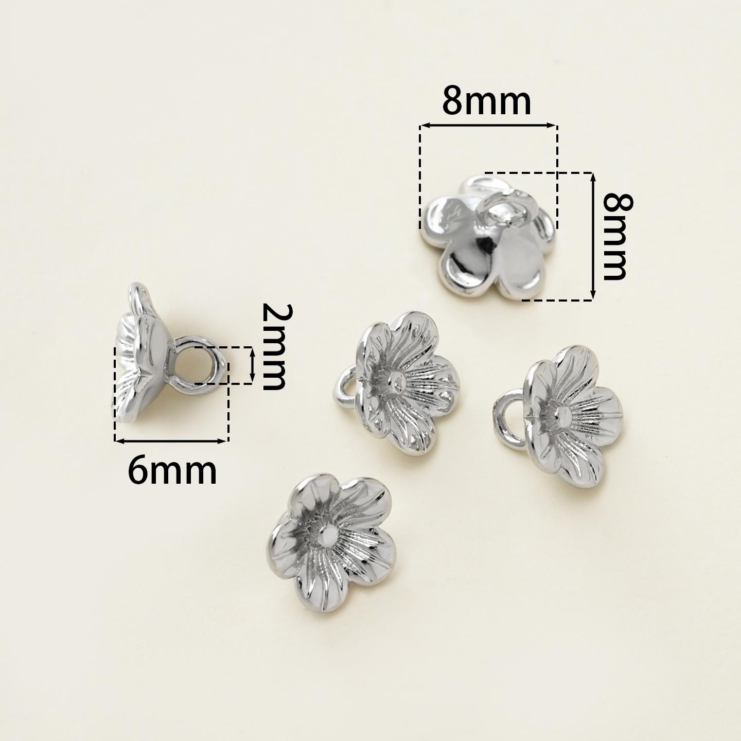 2Piece/Pack 14/18K Gold Color Plated Flower Shape Charms Pendants for DIY Bracelet Necklace Jewelry Making Accessories
2Piece/Pack 14/18K Gold Color Plated Flower Shape Charms Pendants for DIY Bracelet Necklace Jewelry Making Accessories