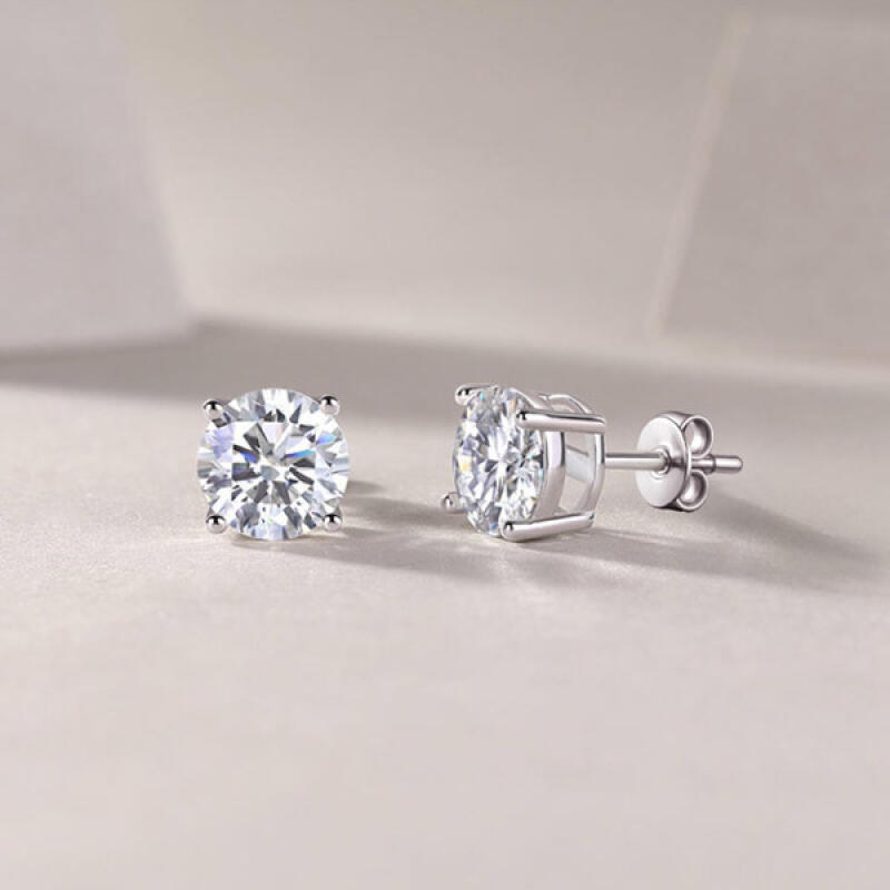 Moissanite Lab Diamond 4-Prong Earrings BME017 BME017
Moissanite Lab Diamond 4-Prong Earrings BME017 BME017