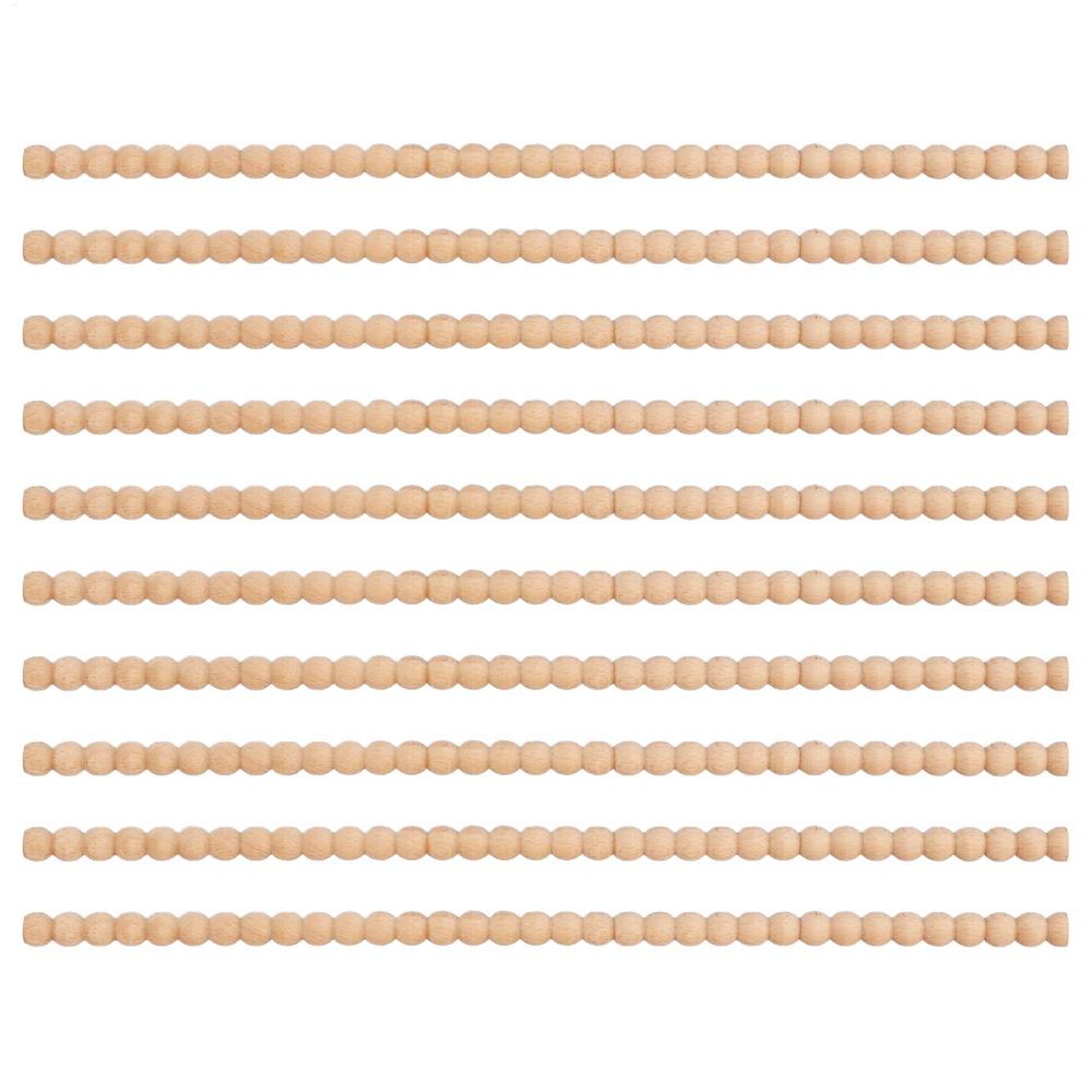 10pcs Half Round Wooden Beaded Molding Sticks Multifunctional Craft Wood Strips Decoration DIY Cabinet Furniture Accessories
10pcs Half Round Wooden Beaded Molding Sticks Multifunctional Craft Wood Strips Decoration DIY Cabinet Furniture Accessories