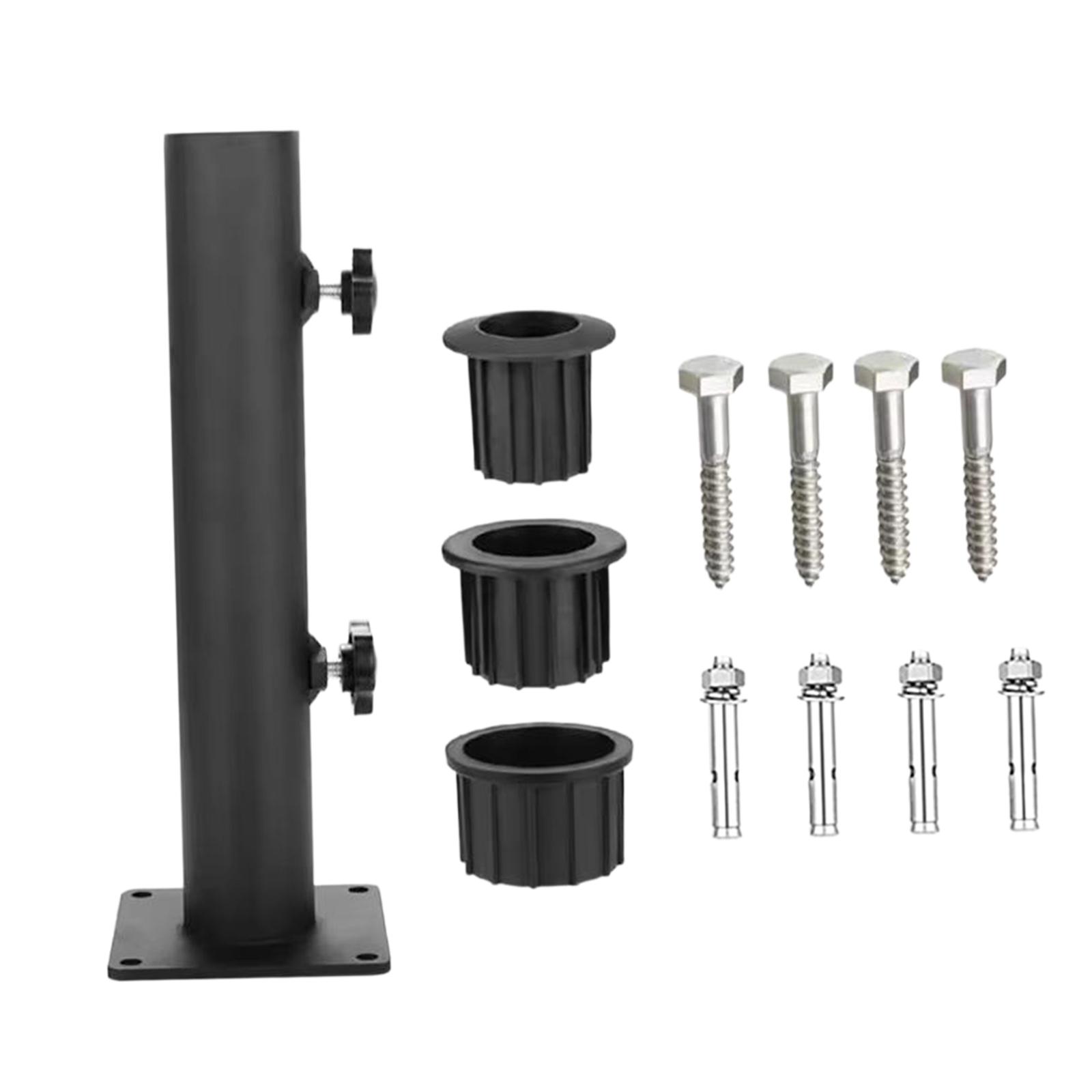 Patio Umbrella Stand Heavy Duty Metal Adjustable Flag Pole Holder Umbrella Tube Mount for Backyard Garden Patio Pool Deck чорний
Patio Umbrella Stand Heavy Duty Metal Adjustable Flag Pole Holder Umbrella Tube Mount for Backyard Garden Patio Pool Deck чорний