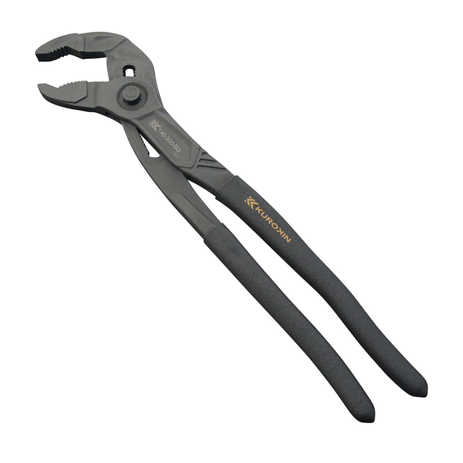 Fujiya Quick Water Pump Black and Total Length Opening Pliers, Gold, 305mm, 60mm, 140-300-BG
Fujiya Quick Water Pump Black and Total Length Opening Pliers, Gold, 305mm, 60mm, 140-300-BG