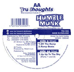 12inch Record HUMBLE MUNK - Off The Ramp TRU006 Tru Thoughts 2000 UK Dance & Electronica Used
12inch Record HUMBLE MUNK - Off The Ramp TRU006 Tru Thoughts 2000 UK Dance & Electronica Used