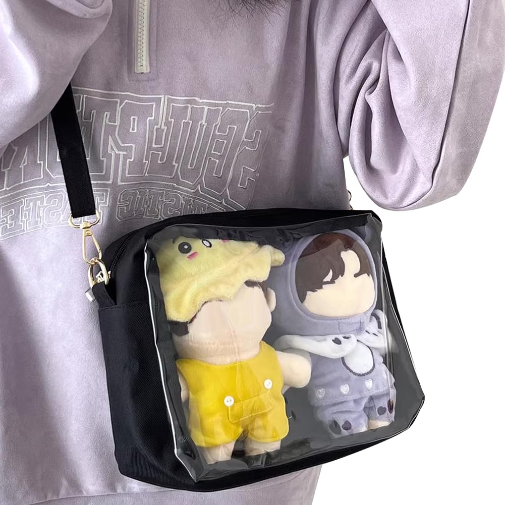 Сумка YUYAKESHI Сумка Itaba Showcase Shoulder Bag 2 Square 20cm Для м’яких тваринок Going Out Прозоре вікно Large Captain Подвійна сумка 2920cm чорний
Сумка YUYAKESHI Сумка Itaba Showcase Shoulder Bag 2 Square 20cm Для м’яких тваринок Going Out Прозоре вікно Large Captain Подвійна сумка 2920cm чорний