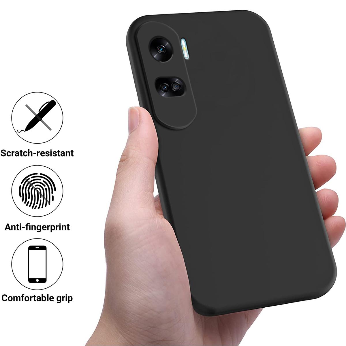 For Honor 90 Lite 5G/X50i 5G Liquid Silicone Phone Case Soft Lining Shockproof Cover with Strap Black
For Honor 90 Lite 5G/X50i 5G Liquid Silicone Phone Case Soft Lining Shockproof Cover with Strap Black