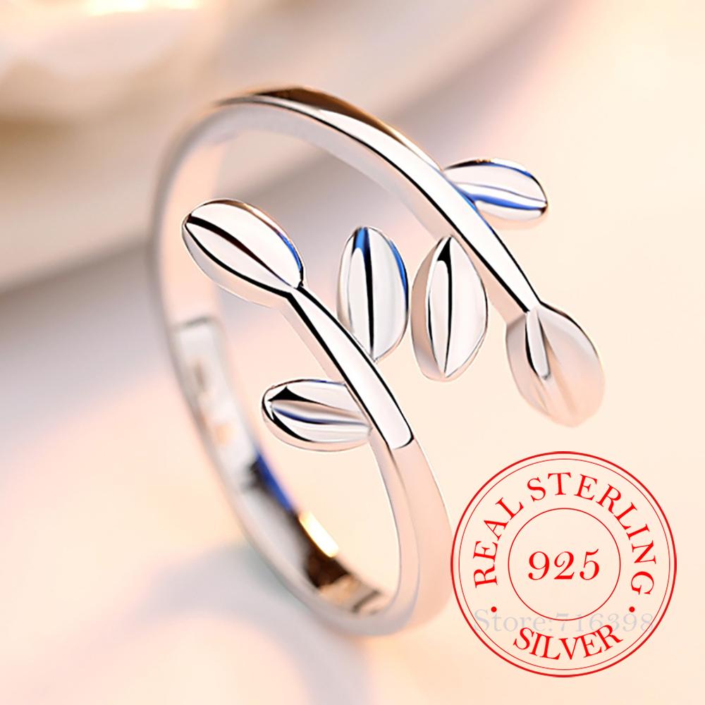 Trendy 925 Silver Ring for Women Men - Vintage Leaf Branch Jewelry Minimalist Anel De Prata, Gift for Her/Him resizable
Trendy 925 Silver Ring for Women Men - Vintage Leaf Branch Jewelry Minimalist Anel De Prata, Gift for Her/Him resizable
