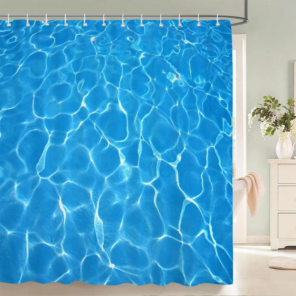 1 Pc Blue Minimalist Art Water Ripple Printing Polyester Material Shower Curtain Waterproof Fabric, Bathroom Partition Curtain W60H190(CM)-1 Pcs
1 Pc Blue Minimalist Art Water Ripple Printing Polyester Material Shower Curtain Waterproof Fabric, Bathroom Partition Curtain W60H190(CM)-1 Pcs