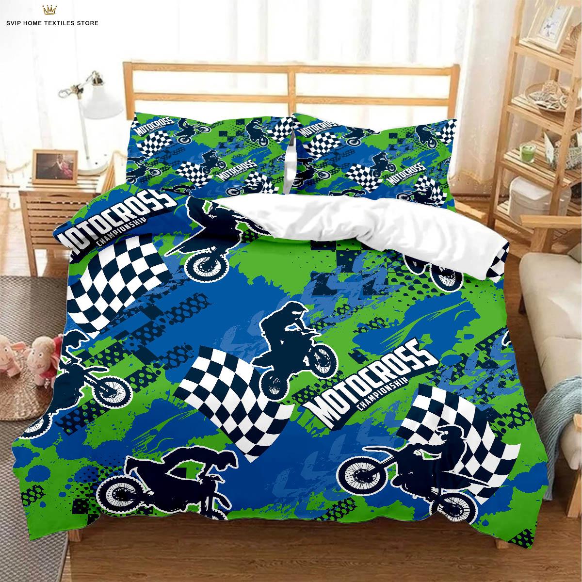 Col Racing Motorcycle 3d Stereo Printing Comfortable Quilt Cover 10% Polyester Beding Set Comfortable Quilt Cover Pilowcase Thre-Piece Set 3 Pieces 100*200cm Single
Col Racing Motorcycle 3d Stereo Printing Comfortable Quilt Cover 10% Polyester Beding Set Comfortable Quilt Cover Pilowcase Thre-Piece Set 3 Pieces 100*200cm Single