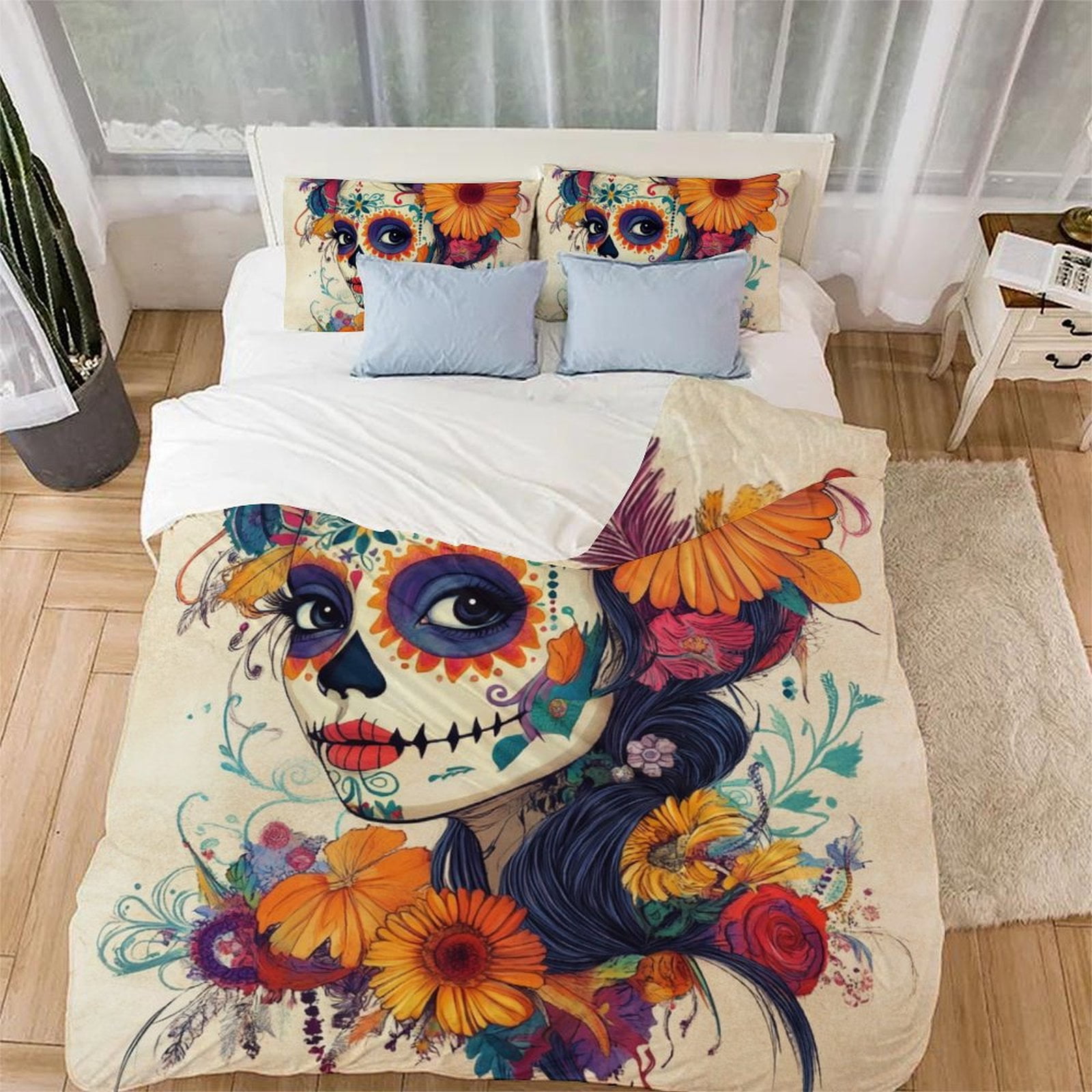 Skul Warm Comforter Covers Printed Soft Duvet Cover Beding Set Suitable Children s Children Kids plus Adult Peoples Warm Soft Breathable plus 100*200cm Single
Skul Warm Comforter Covers Printed Soft Duvet Cover Beding Set Suitable Children s Children Kids plus Adult Peoples Warm Soft Breathable plus 100*200cm Single