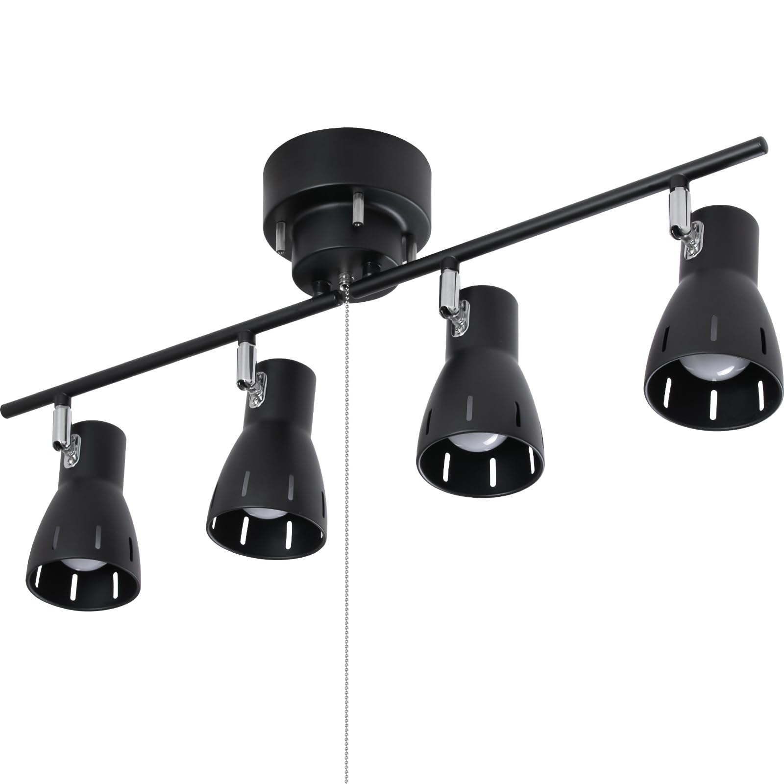 Hzfluo Ceiling Light, 4-Light Spotlight, Stylish, E26 Base, Cafe-Style, Living Room Lighting, Scandinavian Design, Foldable, Adjustable Angle, Pull
Hzfluo Ceiling Light, 4-Light Spotlight, Stylish, E26 Base, Cafe-Style, Living Room Lighting, Scandinavian Design, Foldable, Adjustable Angle, Pull