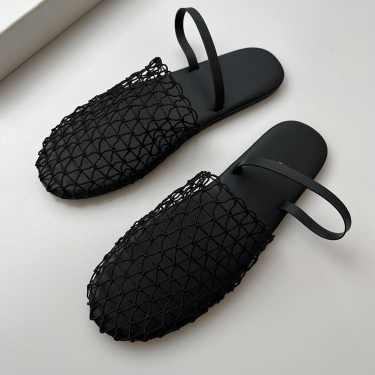 Sheepskin version retro mesh woven hollow flat-bottomed bag head slippers round head outer sandals women 35 чорний
Sheepskin version retro mesh woven hollow flat-bottomed bag head slippers round head outer sandals women 35 чорний