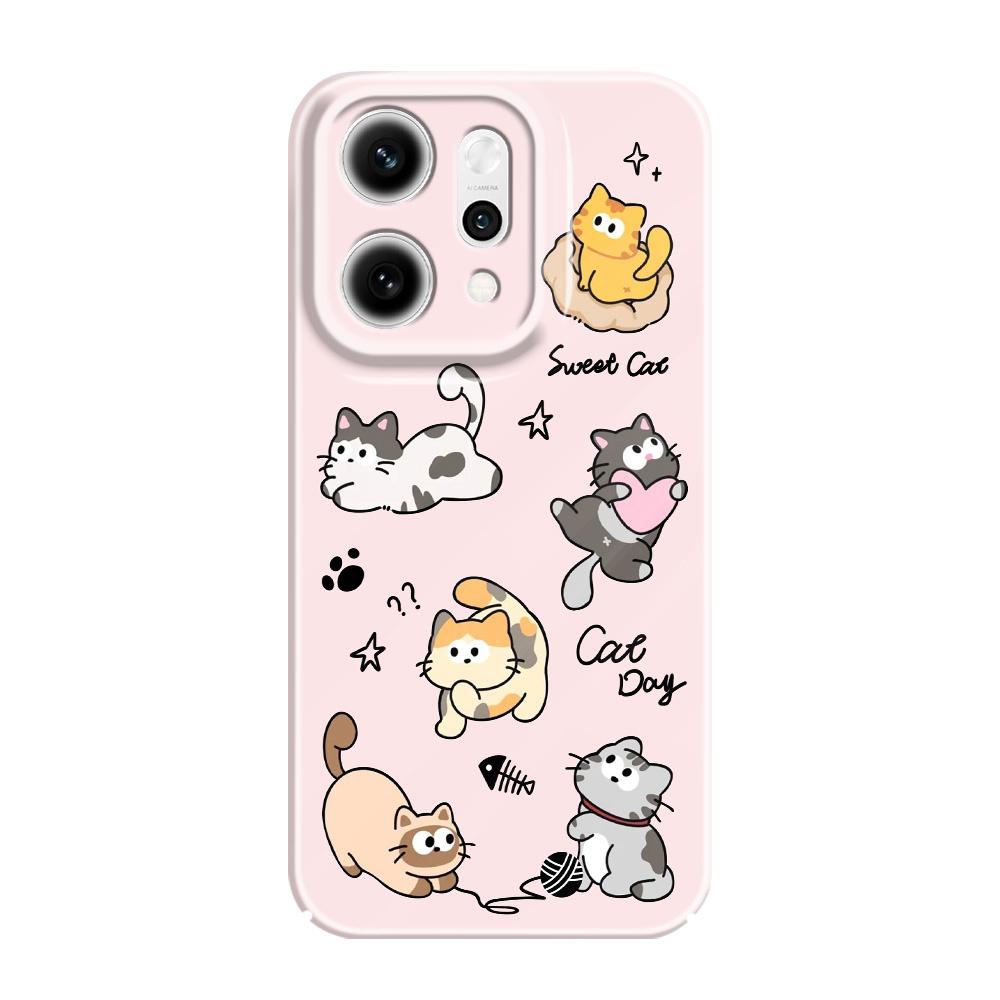 Happy Cat Phone Case For OPPO Reno 14 14F 13 13F 12 12F 11 11F 10 8 8Z 8T 7 7Z Pro 4G 5G Film Hard Cover OPPO Reno 11F
Happy Cat Phone Case For OPPO Reno 14 14F 13 13F 12 12F 11 11F 10 8 8Z 8T 7 7Z Pro 4G 5G Film Hard Cover OPPO Reno 11F