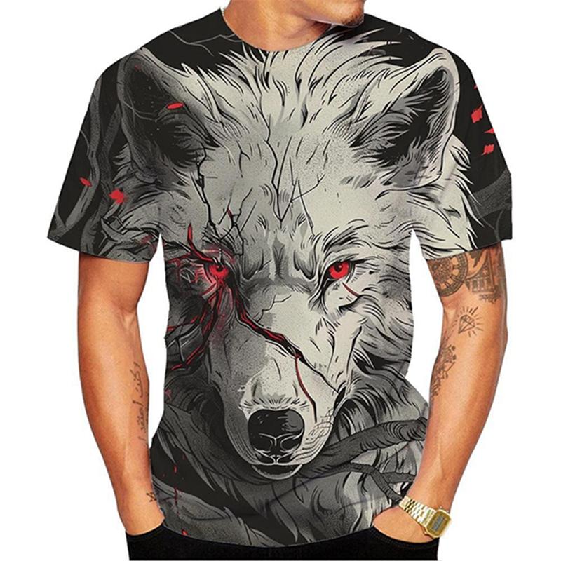 Летний топ с круглым вырезом и принтом в виде 3D волка, модные повседневные футболки с короткими рукавами для мужчин XS
Летний топ с круглым вырезом и принтом в виде 3D волка, модные повседневные футболки с короткими рукавами для мужчин XS