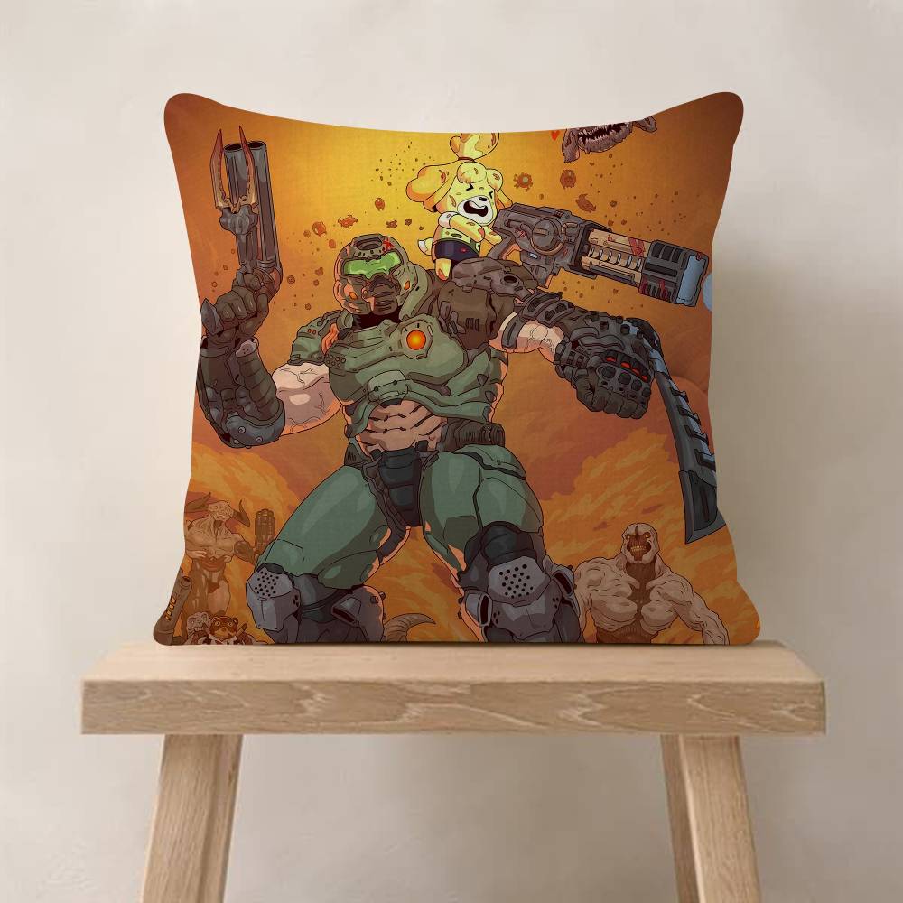 pc Game ADOOMEternal Cushion Cover Inches Farmhouse Decor Home Throw Pillow Covers For Couch Decorations 30x30 cm
pc Game ADOOMEternal Cushion Cover Inches Farmhouse Decor Home Throw Pillow Covers For Couch Decorations 30x30 cm