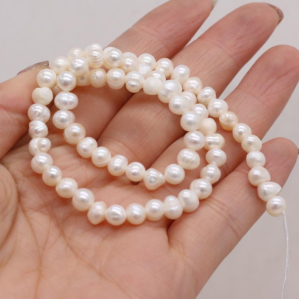 1String, 4-5mm White Natural Freshwater Near Round Pearls 36cm Loose Beads for Handmade Jewelry Craft Supplies, DIY Holiday Gifts 1String/4-5mm-36cm белый
1String, 4-5mm White Natural Freshwater Near Round Pearls 36cm Loose Beads for Handmade Jewelry Craft Supplies, DIY Holiday Gifts 1String/4-5mm-36cm белый