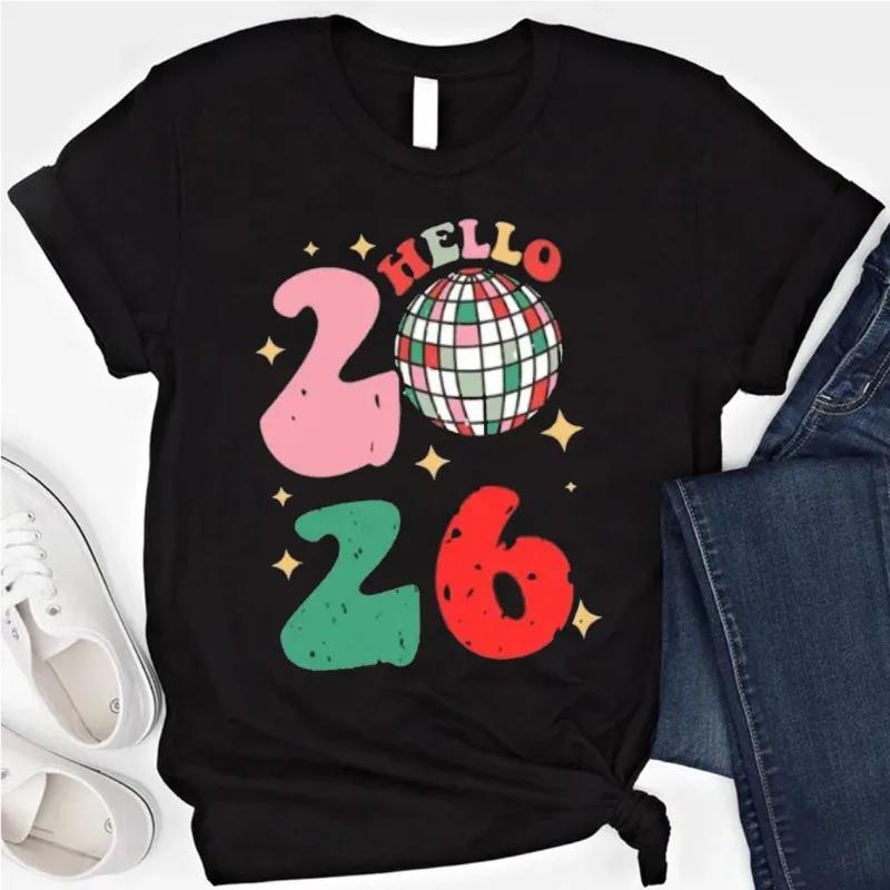 Happy New Year 2026 Tshirt Retro New Year Party Crew Neck Funny Fashion High Quality Cotton Shortsleev 4XL
Happy New Year 2026 Tshirt Retro New Year Party Crew Neck Funny Fashion High Quality Cotton Shortsleev 4XL