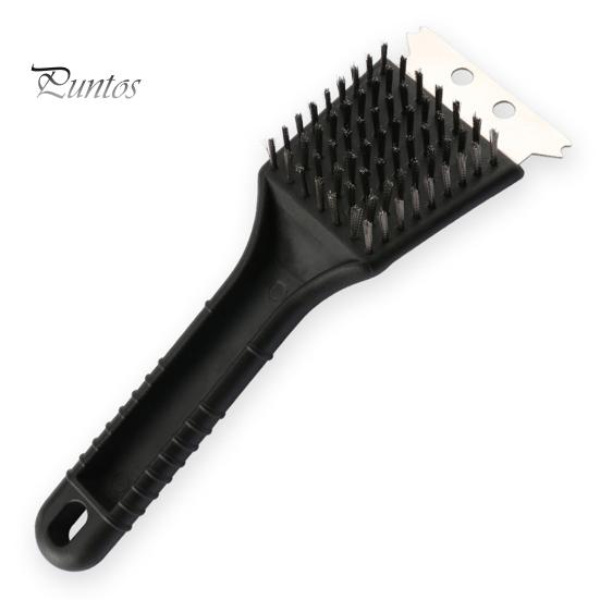 Щетка для чистки духовки барбекю с отверстием для подвешивания 2 в 1 Щетка-лопатка с нескользящей ручкой Бытовой инструмент для гриля чёрный
Щетка для чистки духовки барбекю с отверстием для подвешивания 2 в 1 Щетка-лопатка с нескользящей ручкой Бытовой инструмент для гриля чёрный