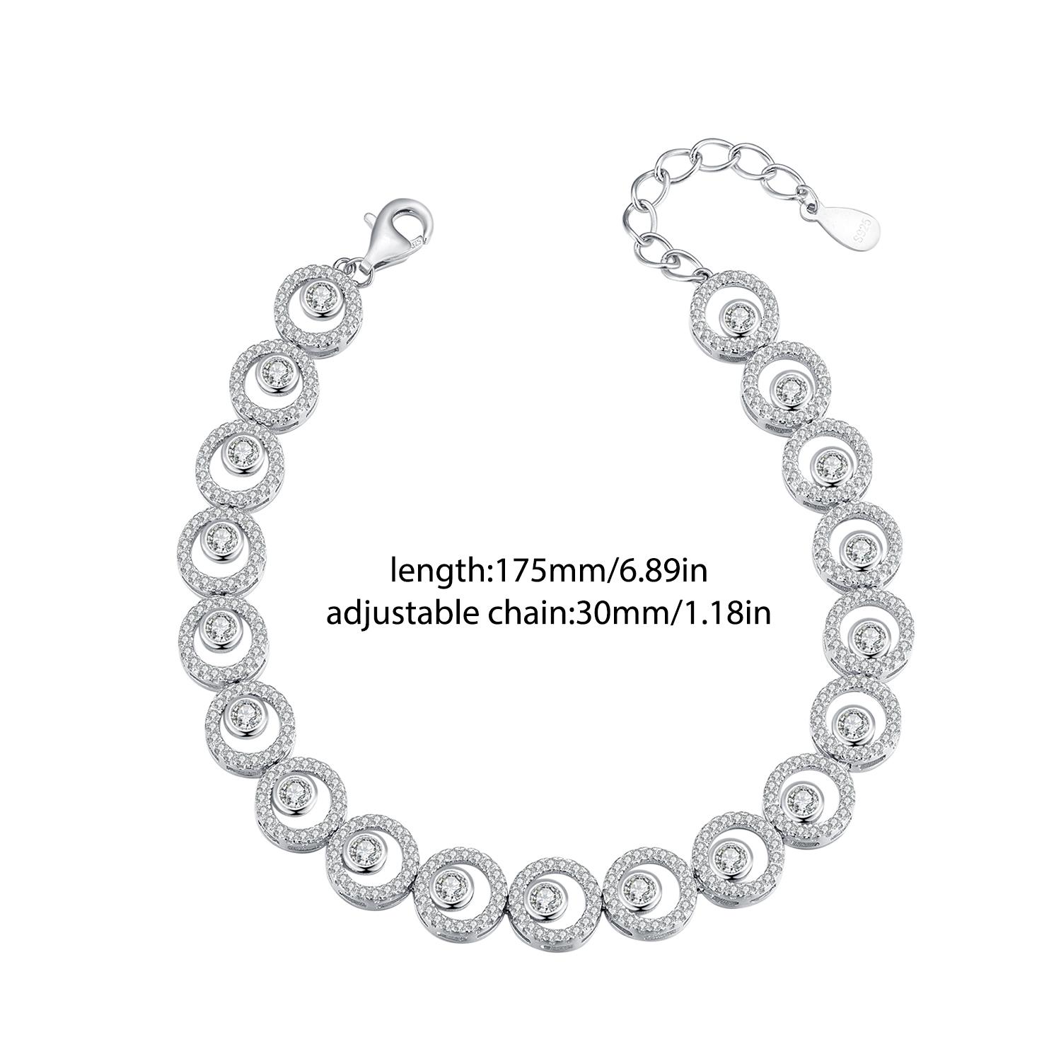 WOSTU стерлингового серебра 925 пробы классический сверкающий браслет оригинальные ювелирные изделия для женщин свадебный роскошный подарок русский стиль BSB184
WOSTU стерлингового серебра 925 пробы классический сверкающий браслет оригинальные ювелирные изделия для женщин свадебный роскошный подарок русский стиль BSB184