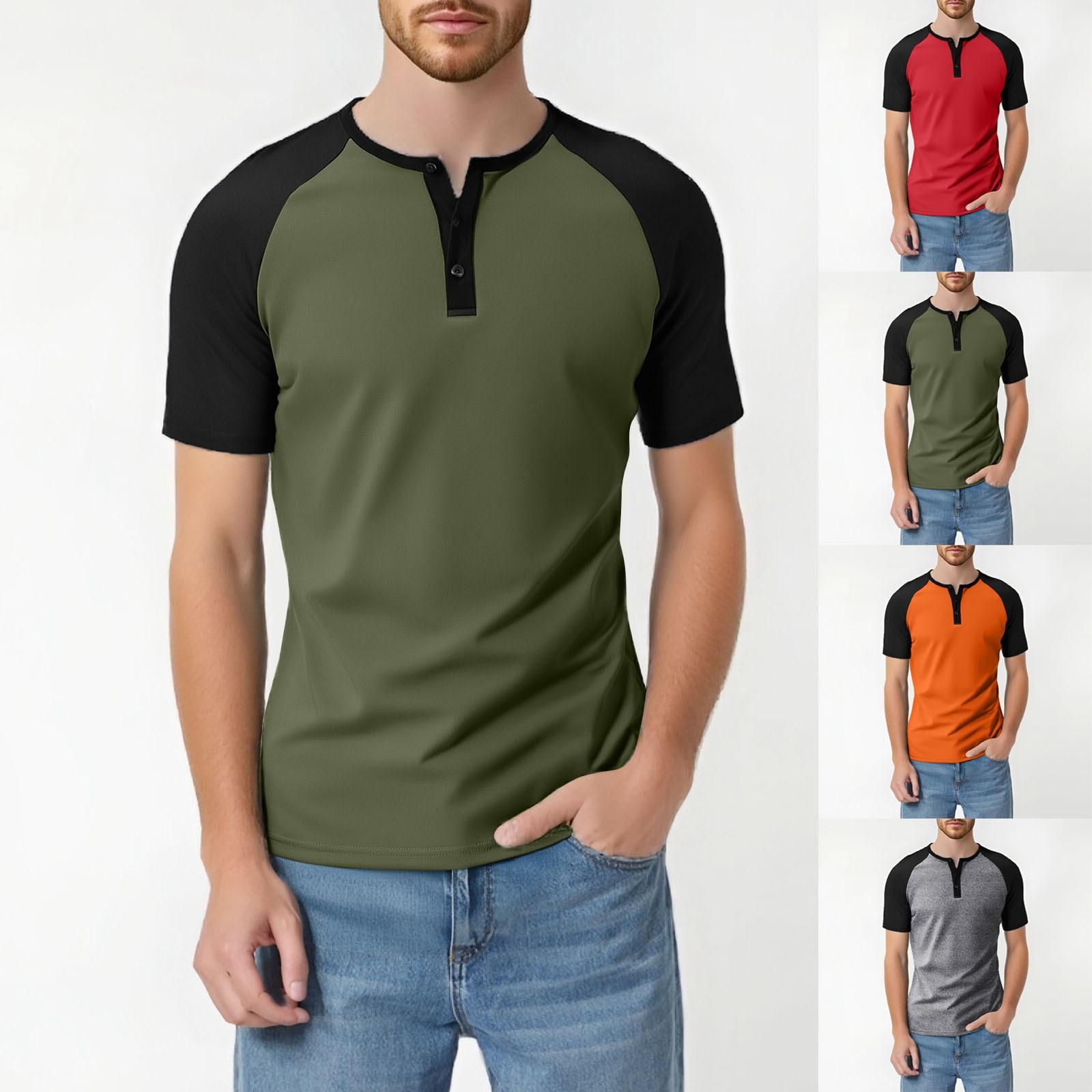 Summer Men s Matching Short-sleeved Shirt Single Breasted Breathable Sports Casual Top XL винний
Summer Men s Matching Short-sleeved Shirt Single Breasted Breathable Sports Casual Top XL винний