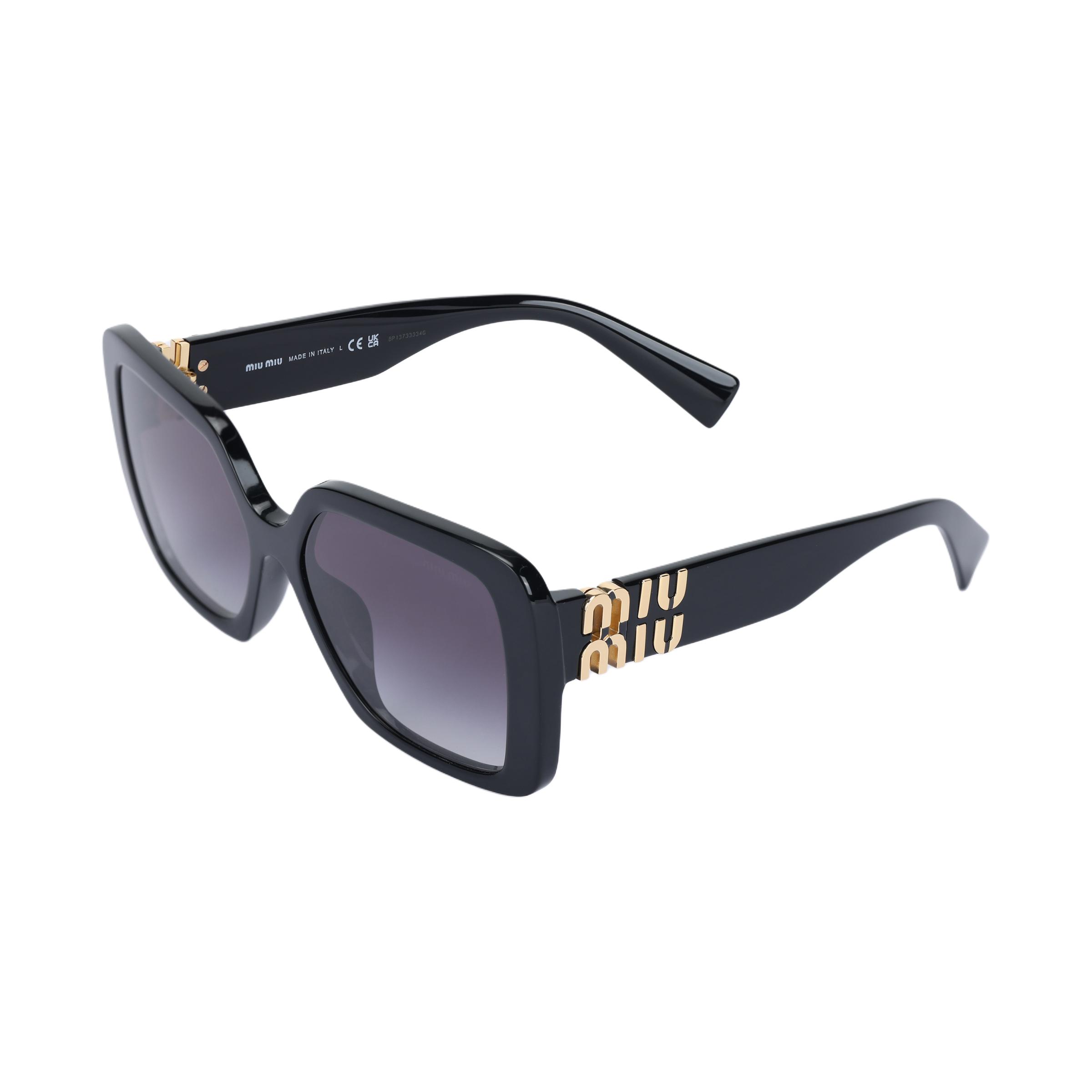 Miu Miu Minimalist Logo Irregular Frame Sunglasses Women sunglasses Black SMU10Y_E1AB_F05D1_C_056 Default Packaging
Miu Miu Minimalist Logo Irregular Frame Sunglasses Women sunglasses Black SMU10Y_E1AB_F05D1_C_056 Default Packaging