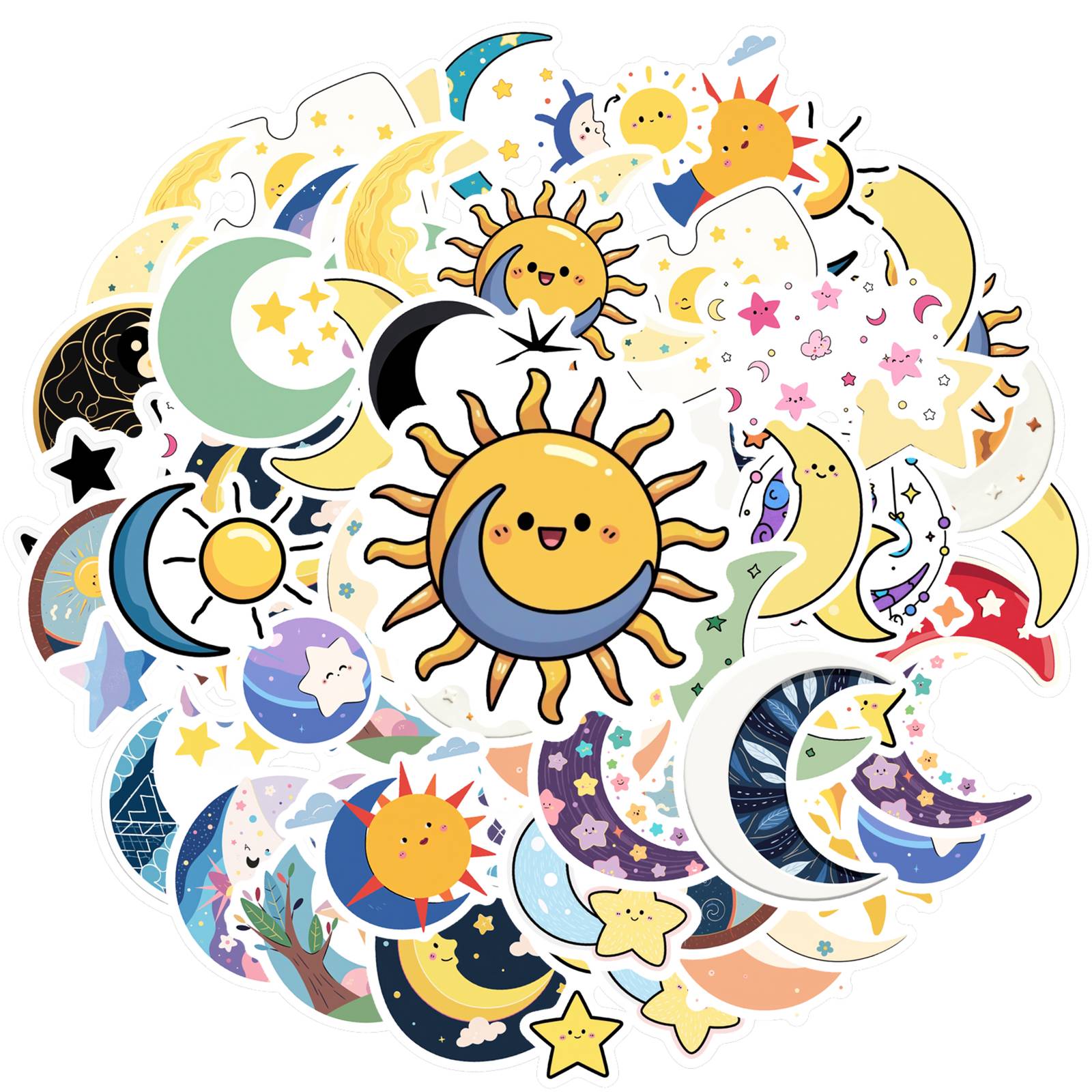 35pcs Cute Celestial Stickers Cartoon Stars Stationery Stickers DIY Stickers For Suitcase Fridge Phone Luggage Laptop Guitar
35pcs Cute Celestial Stickers Cartoon Stars Stationery Stickers DIY Stickers For Suitcase Fridge Phone Luggage Laptop Guitar