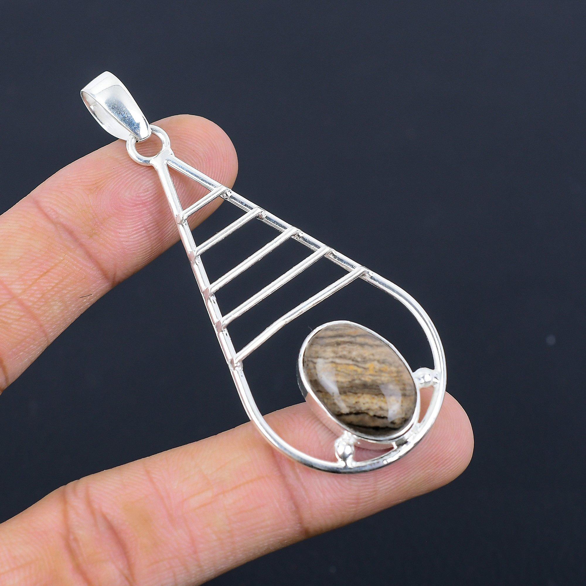 Sterling Silver Oval Natural Honey Dendrite Unique Bezel Daughter Trendy Pendant
Sterling Silver Oval Natural Honey Dendrite Unique Bezel Daughter Trendy Pendant