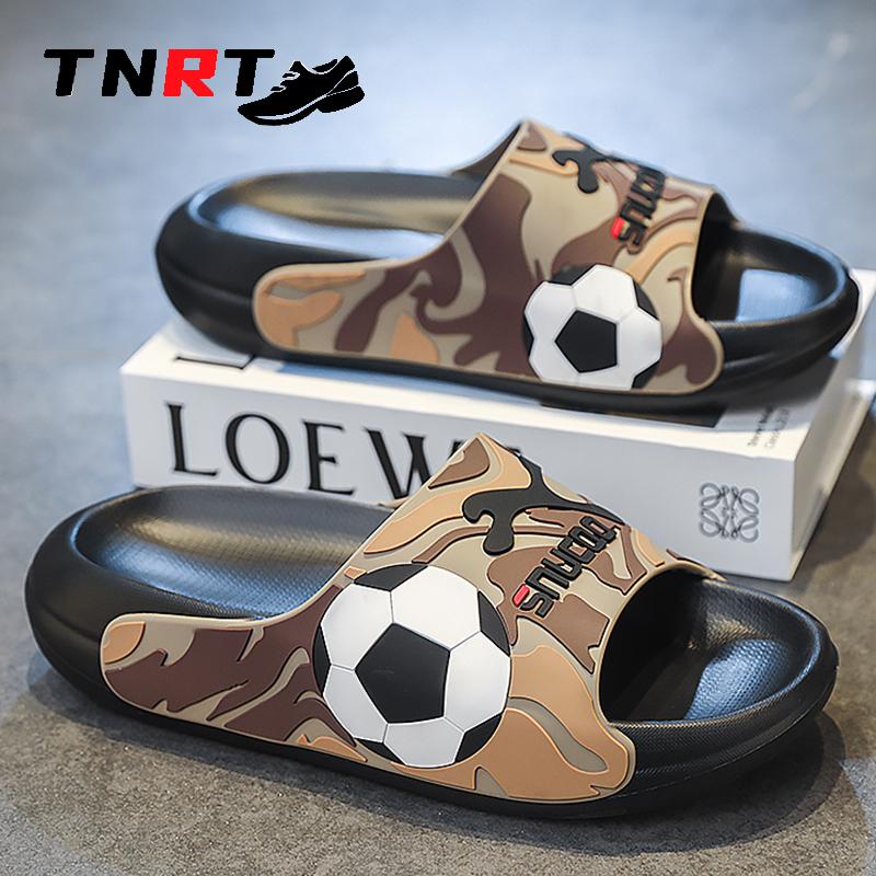 Men s Slippers Brand Summer Football Men Slides Male Slipper Soft Sole Non-slip EVA Beach Shoes Fashion Soft Thick Soled Slidee 38-39
Men s Slippers Brand Summer Football Men Slides Male Slipper Soft Sole Non-slip EVA Beach Shoes Fashion Soft Thick Soled Slidee 38-39