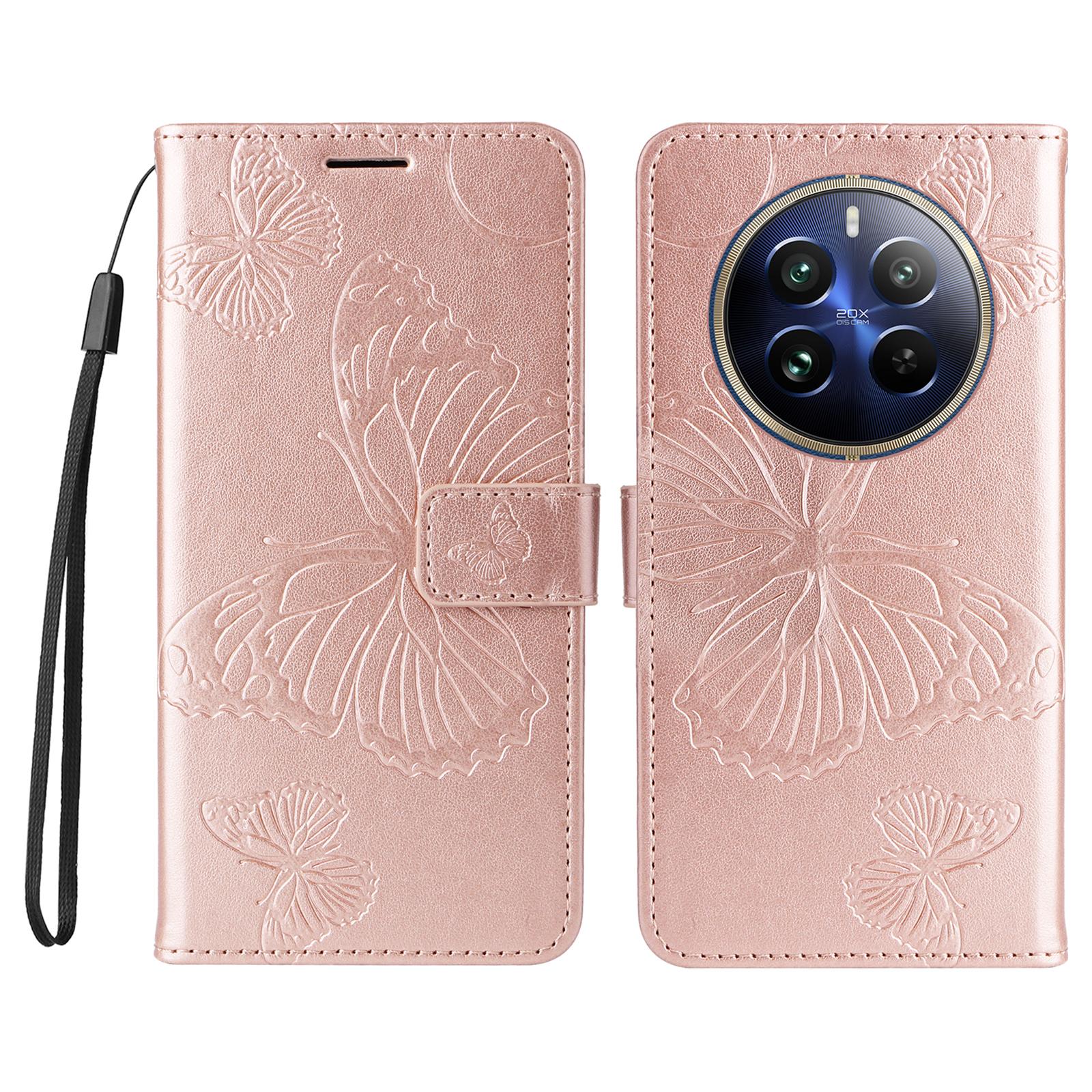 For Realme 13 Pro 5G (Global)/13 Pro+ 5G (Global)/P1 Pro 5G/12 Pro 5G/12 Pro+ 5G Case Floral Butterfly Imprinted Leather Phone Cov Rose Gold
For Realme 13 Pro 5G (Global)/13 Pro+ 5G (Global)/P1 Pro 5G/12 Pro 5G/12 Pro+ 5G Case Floral Butterfly Imprinted Leather Phone Cov Rose Gold