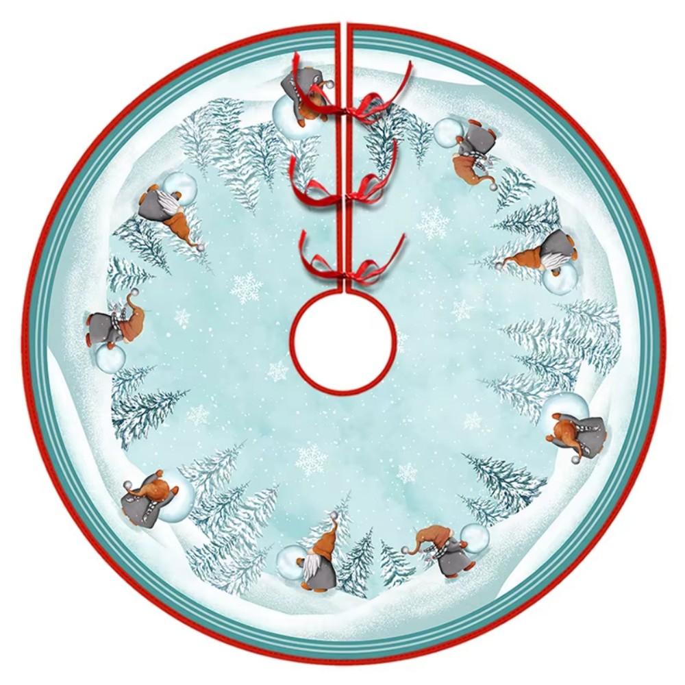 VIKAMA Red Christmas Tree Skirt Reindeer Pine Branches Snowflake Silhouette Christmas Tree Skirt Cushion Christmas Decoration Diameter 60cm
VIKAMA Red Christmas Tree Skirt Reindeer Pine Branches Snowflake Silhouette Christmas Tree Skirt Cushion Christmas Decoration Diameter 60cm