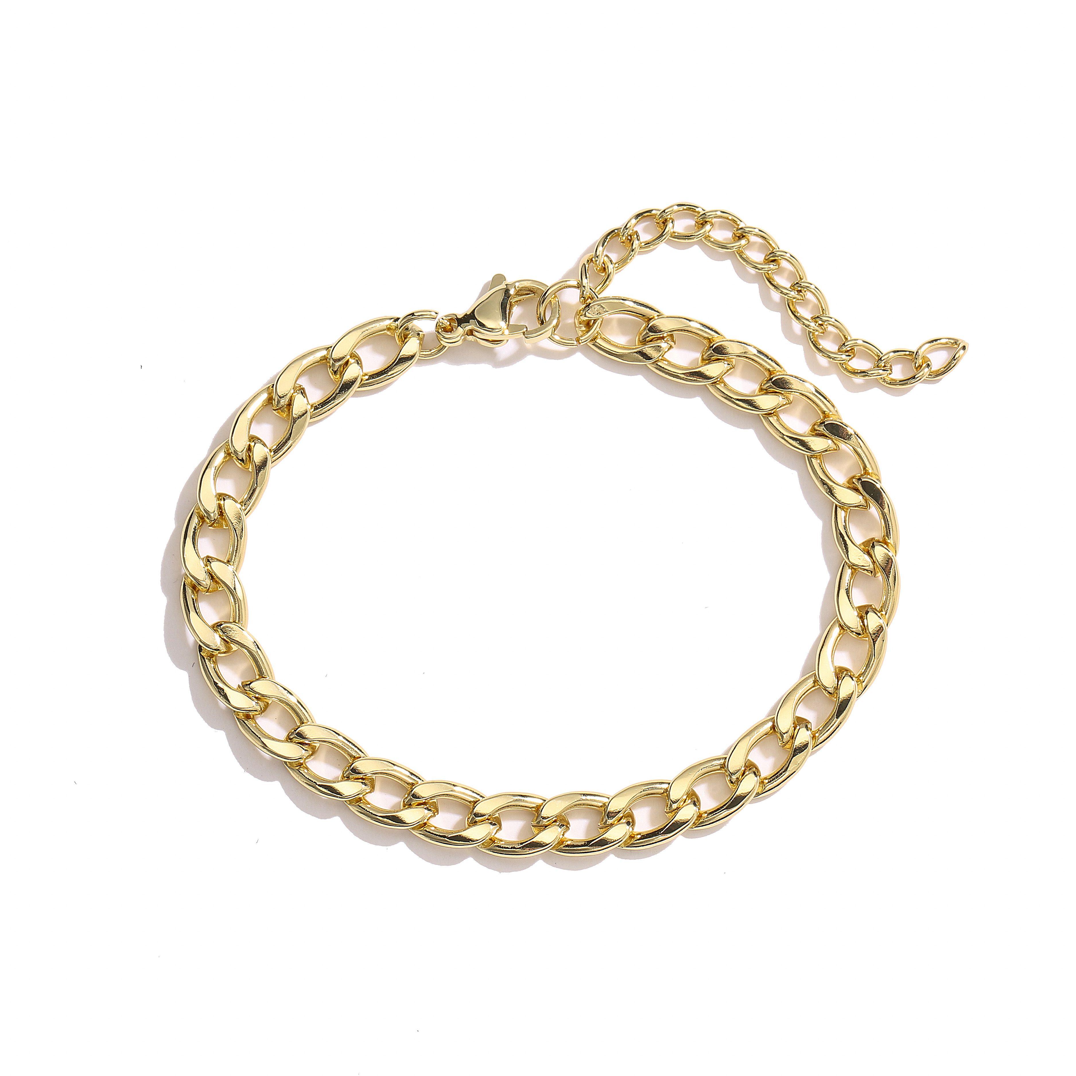 High Quality Stainless Steel Bracelets,For Women Punk Curb Cuban Link Chain Bracelets,On the Hand Zircon Gift золотой
High Quality Stainless Steel Bracelets,For Women Punk Curb Cuban Link Chain Bracelets,On the Hand Zircon Gift золотой