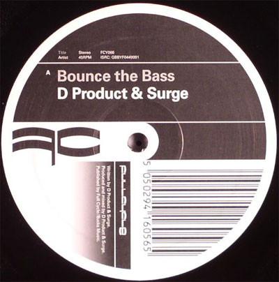 12inch Record D PRODUCT & SURGE - Bounce The Bass / Made The Switch FCY066 Full Cycle Reco 2004 UK Dance & Electronica Used
12inch Record D PRODUCT & SURGE - Bounce The Bass / Made The Switch FCY066 Full Cycle Reco 2004 UK Dance & Electronica Used