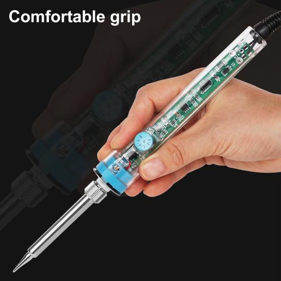 Yousheng 907/905 High Efficiency Electric Solder Iron Ceramic Heating Core Stable Performance CN Plug Soldering Iron Pen for Electronic Circuit Repair
Yousheng 907/905 High Efficiency Electric Solder Iron Ceramic Heating Core Stable Performance CN Plug Soldering Iron Pen for Electronic Circuit Repair