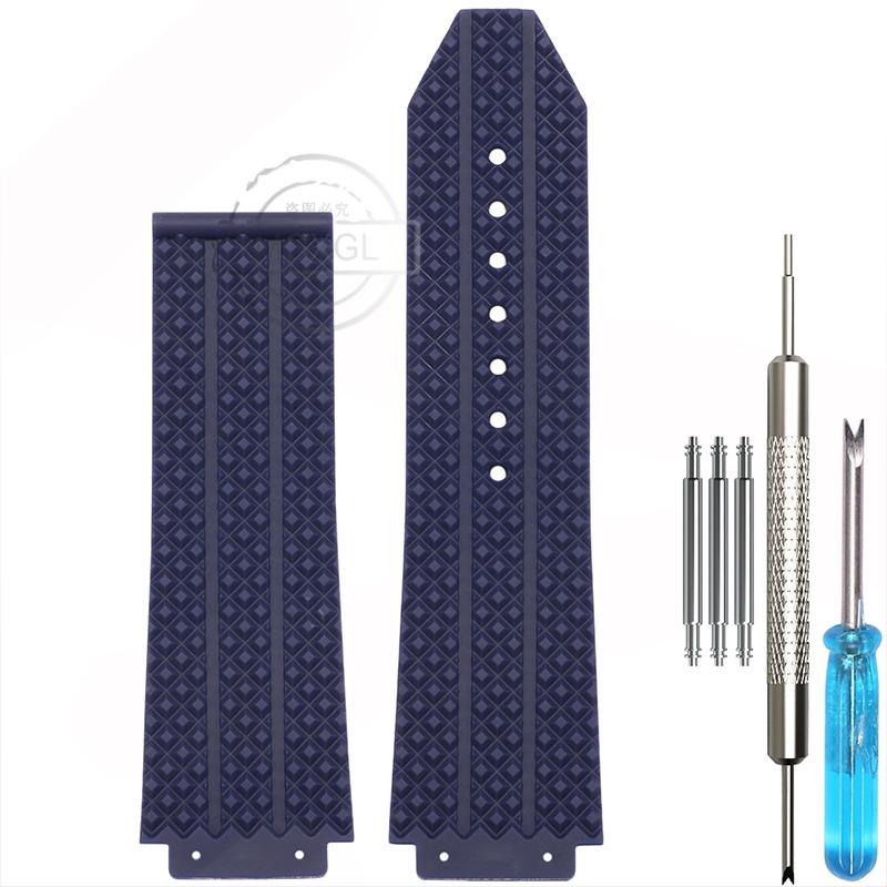 Silicone Watch Band For HUBLOT BIG BANG 25*19mm Men s Watch Strap Waterproof Sport Rubber Bracelet Watch Accessories 25x19mm темно-синий
Silicone Watch Band For HUBLOT BIG BANG 25*19mm Men s Watch Strap Waterproof Sport Rubber Bracelet Watch Accessories 25x19mm темно-синий
