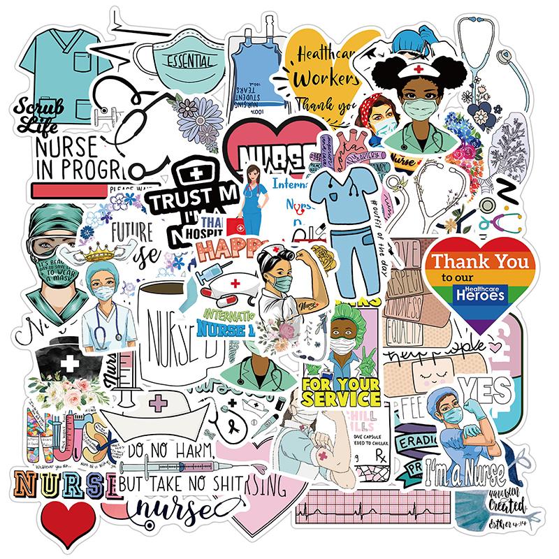 50Pcs Doctors Nursing Nurse Cute Angel Graffiti Stickers Luggage Laptop Decal
50Pcs Doctors Nursing Nurse Cute Angel Graffiti Stickers Luggage Laptop Decal