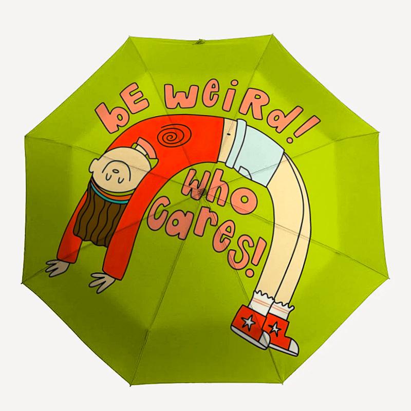 1pc Weirdness Automatic Folding Umbrella Automatic Open/Close, 8-Rib Durable Frame, Compact Travel Umbrella Suitable040
1pc Weirdness Automatic Folding Umbrella Automatic Open/Close, 8-Rib Durable Frame, Compact Travel Umbrella Suitable040