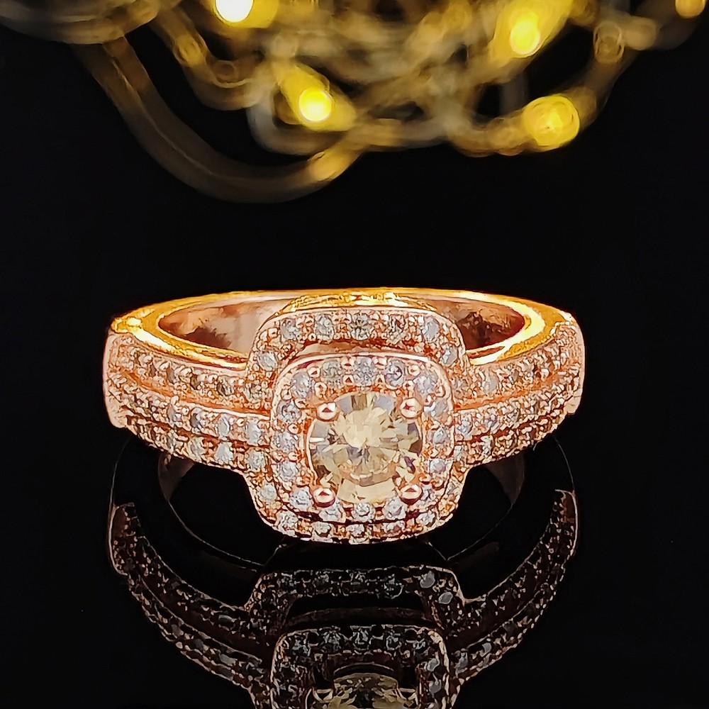14K Rose Gold Two-Tone Champagne Ring for Women - European & American Creative Design (R5038) Size 9 золотой
14K Rose Gold Two-Tone Champagne Ring for Women - European & American Creative Design (R5038) Size 9 золотой