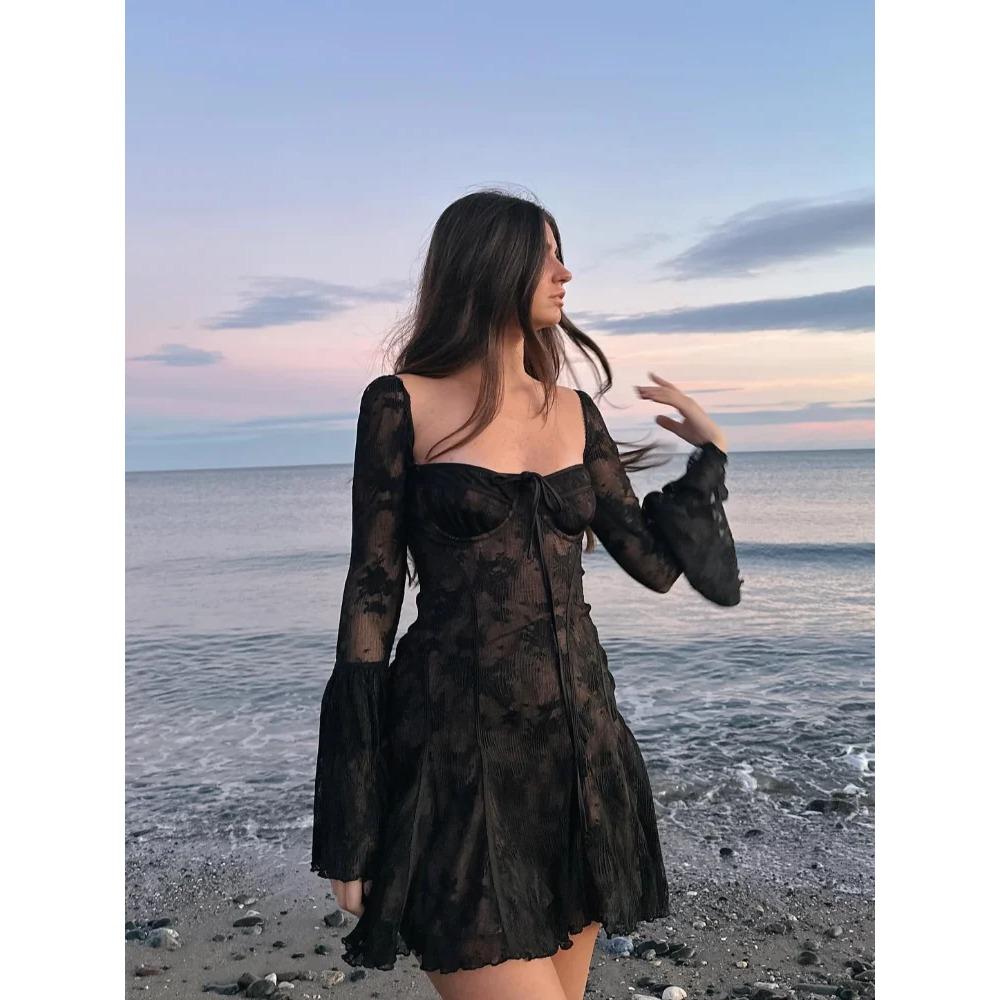 Женские модные платья бодикон с квадратным вырезом, элегантные сетчатые платья LaAe без бретелек с длинным рукавом и вырезами, мини-платье, новая женская праздничная одежда XL чёрный
Женские модные платья бодикон с квадратным вырезом, элегантные сетчатые платья LaAe без бретелек с длинным рукавом и вырезами, мини-платье, новая женская праздничная одежда XL чёрный