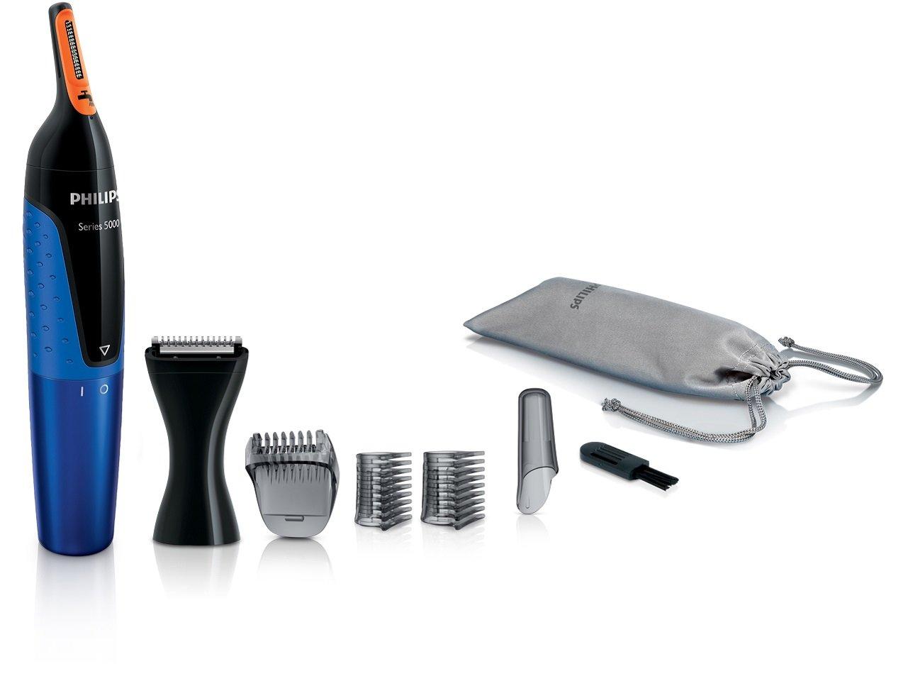 Philips Nose Hair Trimmer and with Beard Fully Washable (Eyebrows Ears) Styler, NT5172/16
Philips Nose Hair Trimmer and with Beard Fully Washable (Eyebrows Ears) Styler, NT5172/16