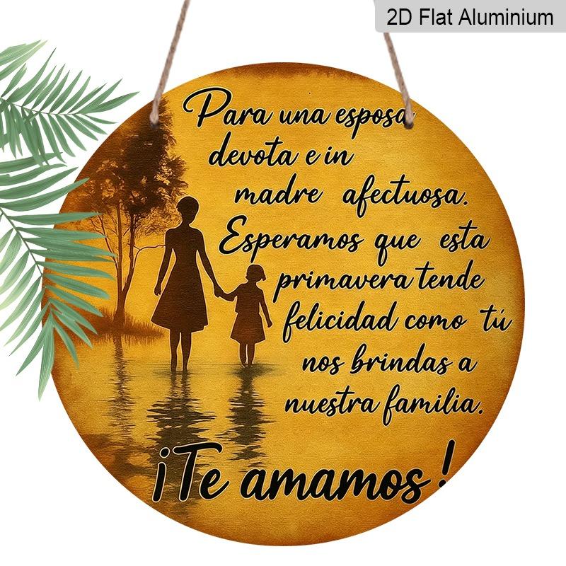 2D Flat, Retro-style High-end Aluminum Wall Decorations in Various Sizes. A Heartwarming Message To Your Mother or Wife, Perfect for Mother s Day 20*20cm
2D Flat, Retro-style High-end Aluminum Wall Decorations in Various Sizes. A Heartwarming Message To Your Mother or Wife, Perfect for Mother s Day 20*20cm